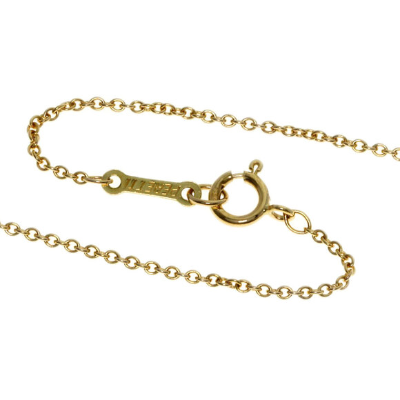 Return to Tiffany®:Full Heart Pendant in Yellow Gold  TIFFANY 18k Gold Heart Necklace